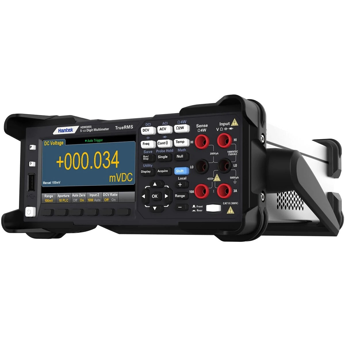 1/2 6 1/2 True RMS Digital Multimeter Dual Display 30,000rdgs/s Reading Rate + 10,000 Memory Desktop Multitester HDM3055 HDM3055A HDM3065 HDM3065B