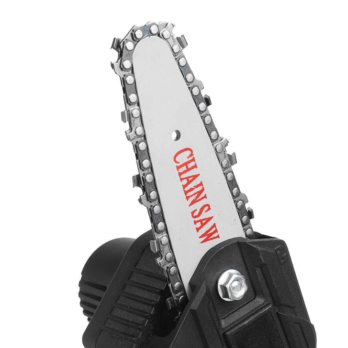 4" Mini Cordless Electric Chain Saw Wood Cutter Woodworking One-Hand Saw