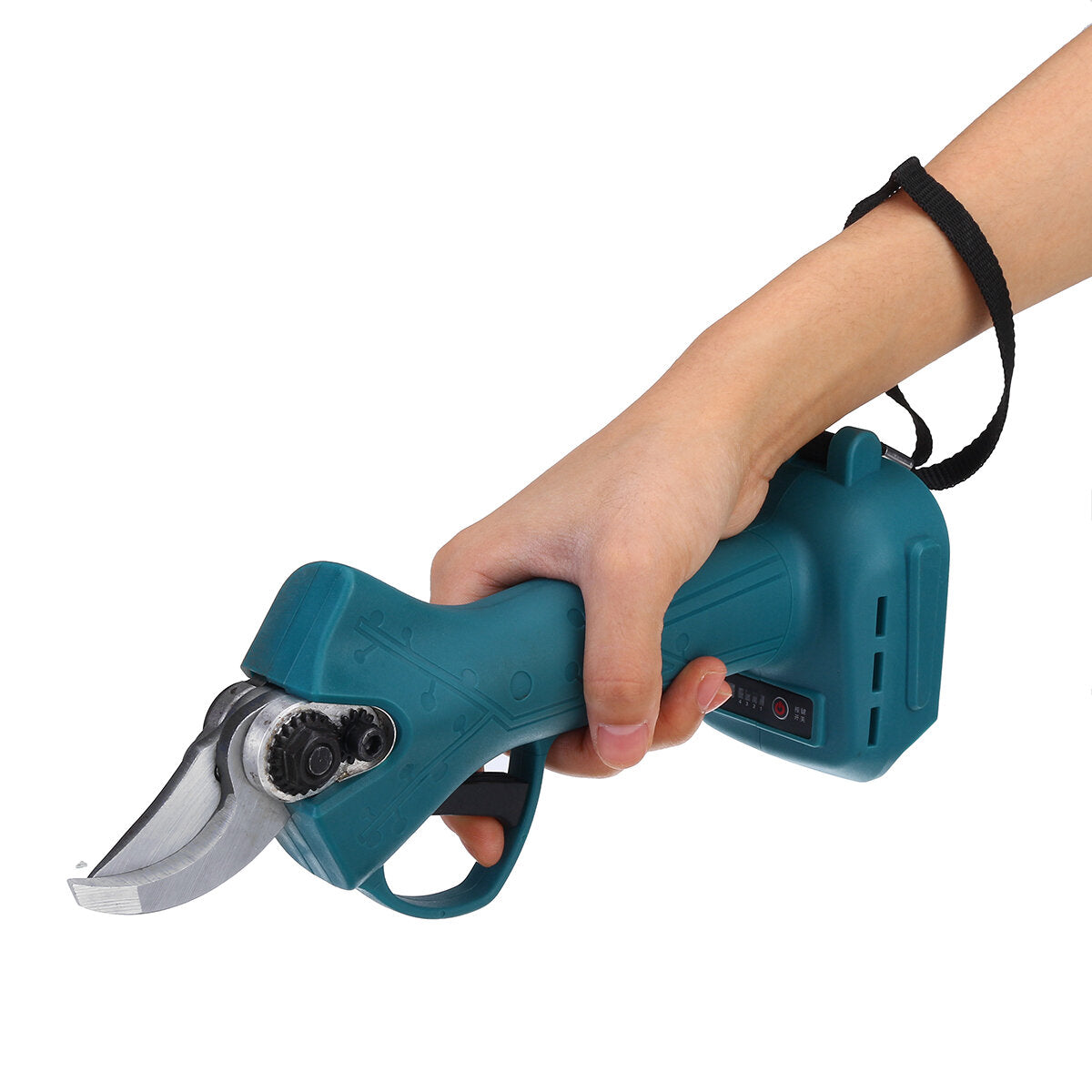 30mm Cordless Electric Scissors Pruning Shears 4 Gear Adjustable Tree Branch Pruner