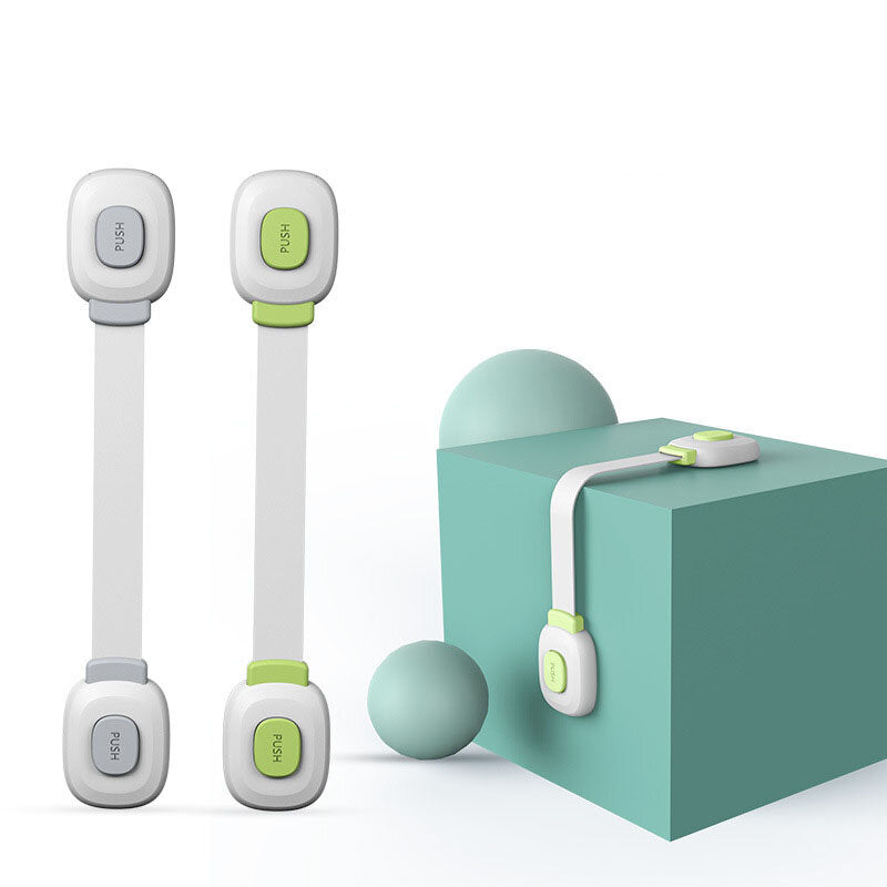 Baby Bi-Directional Switch Safety Lock Adjustable Strap Cabinet Drawer Locker