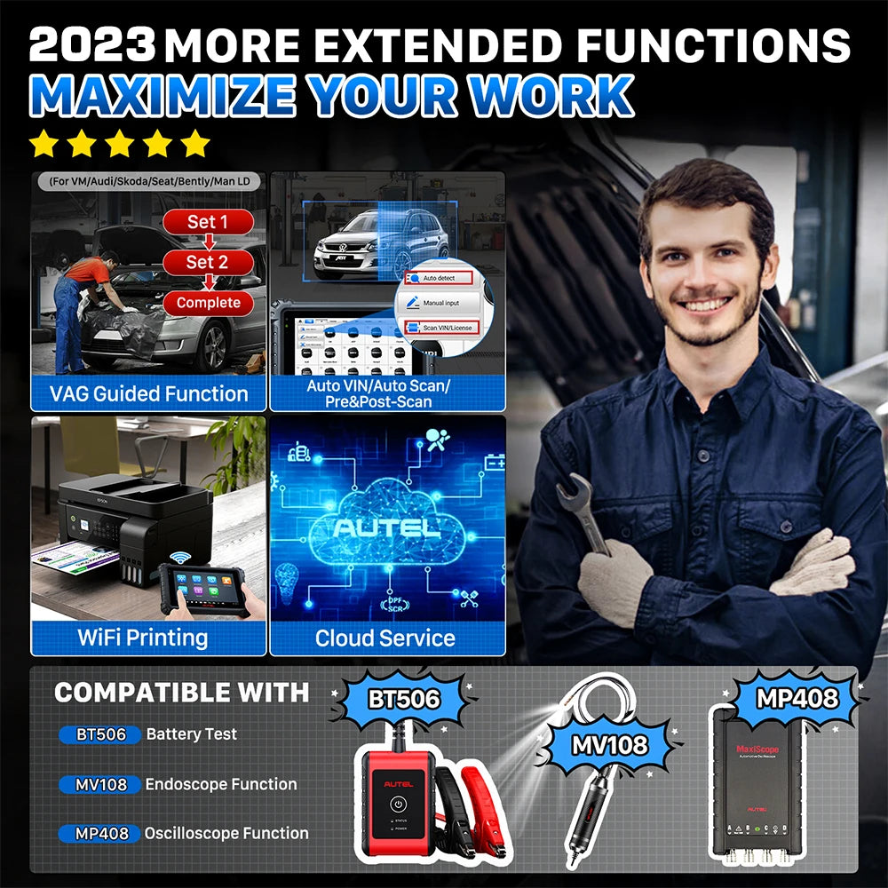 Car Diagnostic Tools OBD2 Automotive Scanner Advanced ECU Coding Tool