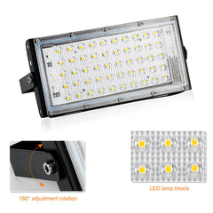 50W/100W LED Flood Module Light RGB Red Green Blue Flood Lights Aluminum Outdoor Lighting Engineering Searchlight