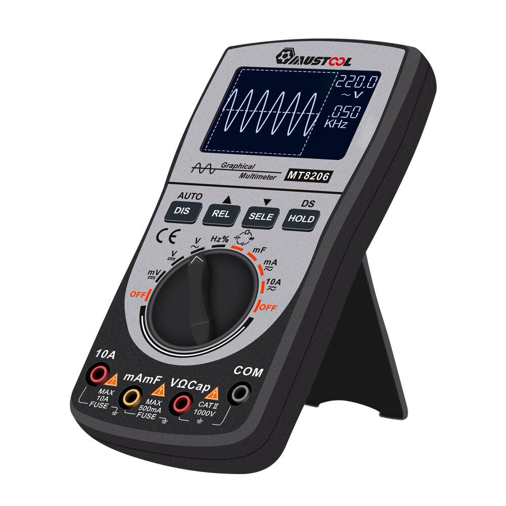 2 in 1 Intelligent Digital Oscilloscope Multimeter with Analog Bar Graph