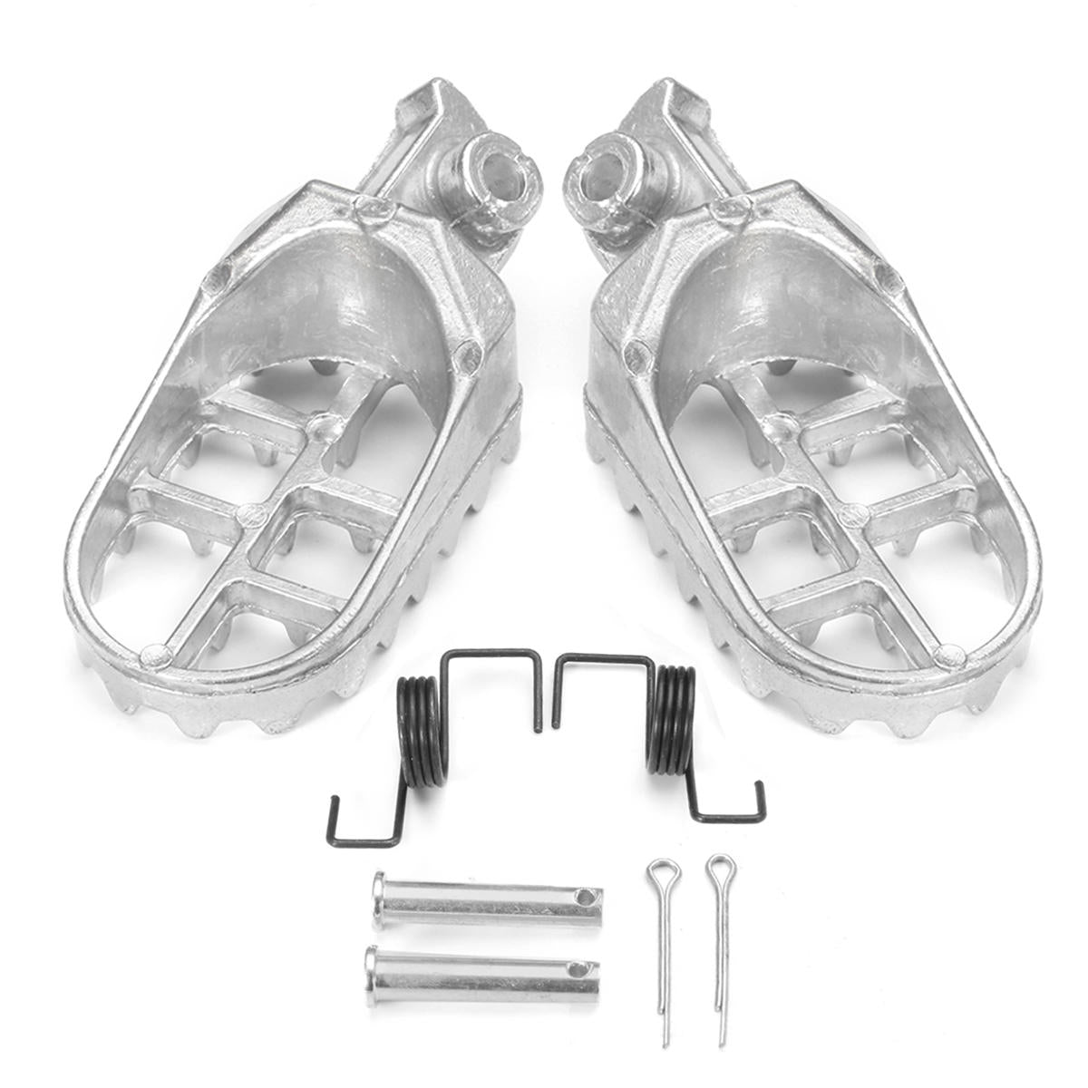Aluminum Foot Pegs For Motocross PW50 PW80 TTR90 TW200 Pit Dirt Bike