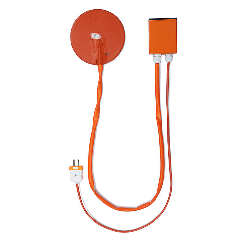 6" Round Silicone Heater 120/220V Kettle Vacuum Chamber Pad + Digital Controller