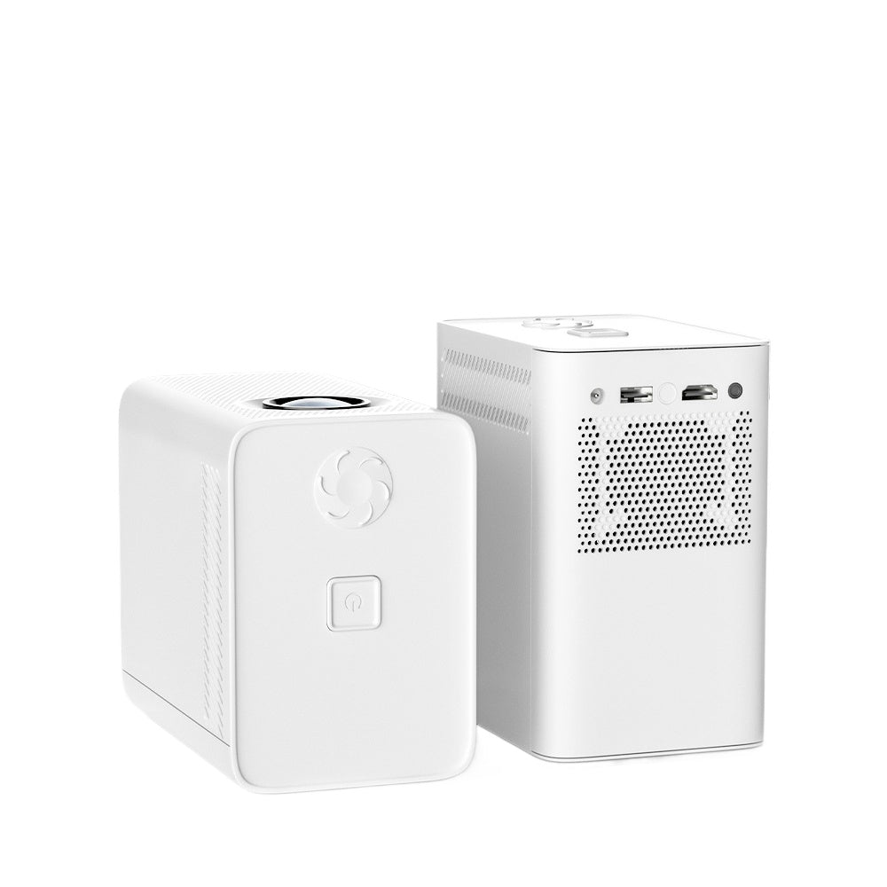 Mini Smart Projector Android 10.0, WiFi, 2+16GB, Portable Movie Projector for iOS/Android/HDMI/USB - Ideal for Office, School, Events