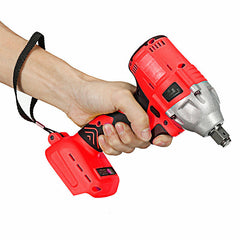 18V 1/2" 10000mAh Brushless Cordless Impact Wrench 350Nm Electric Drilling Tool with LED Light