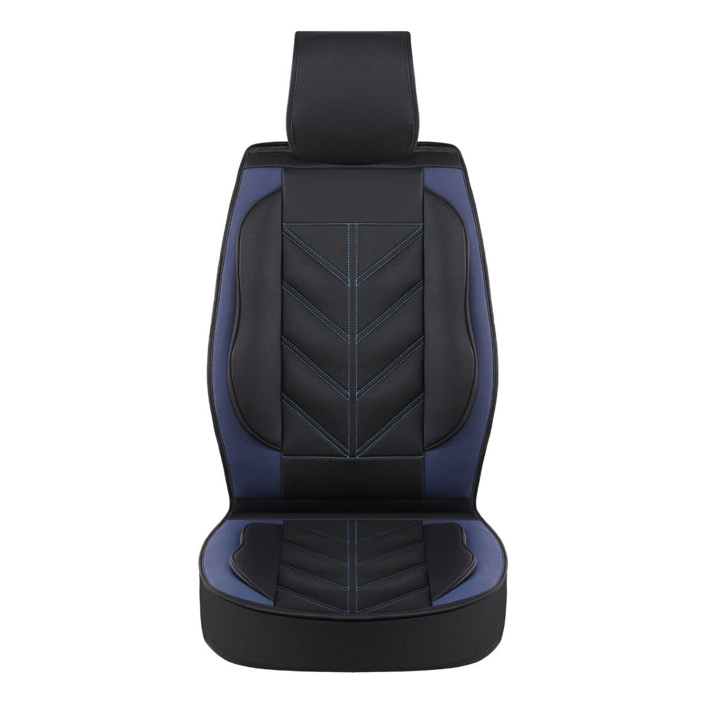 1PCS Universal Car Seat Full Cover PU Leather Cushion Non-slip Protector Mat