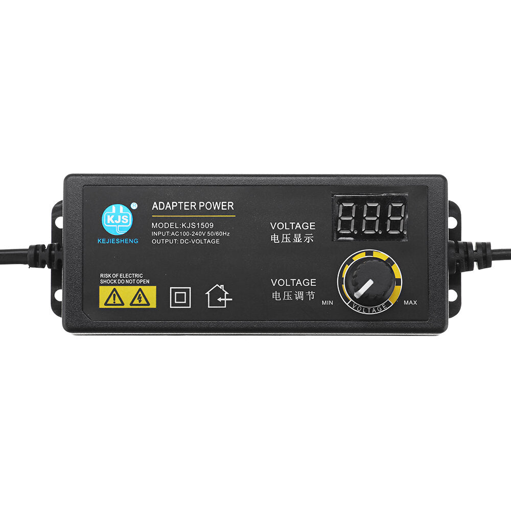 3-12V 5A Power Adapter Adjustable Voltage Adapter LED Display Switching Power Supply
