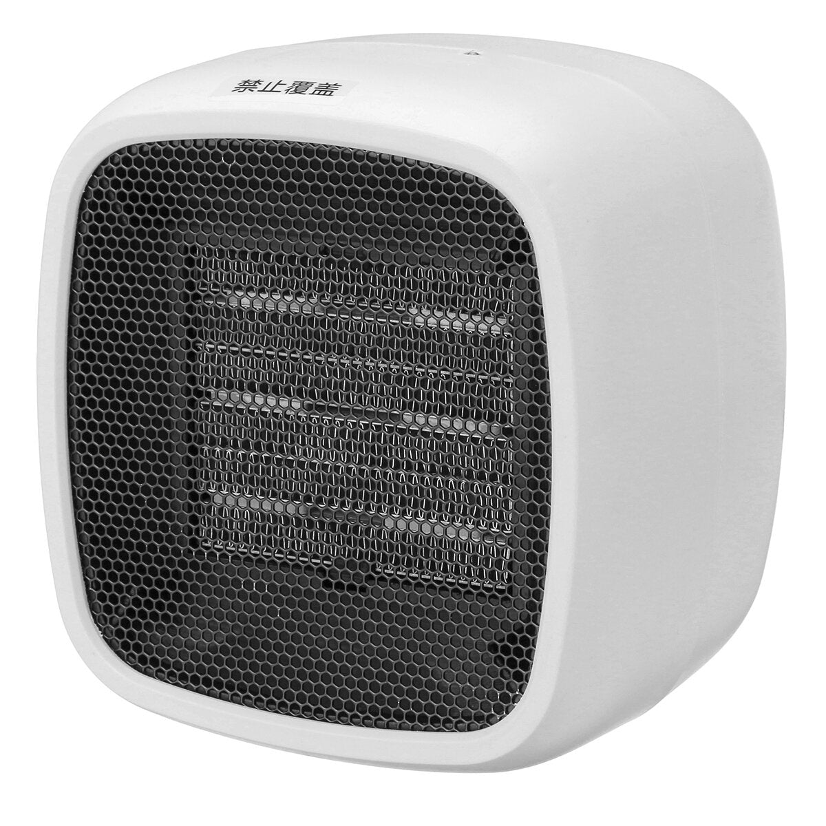 400W Mini Desktop Electric Heater with Negative Ion, Low Noise for Home/Office