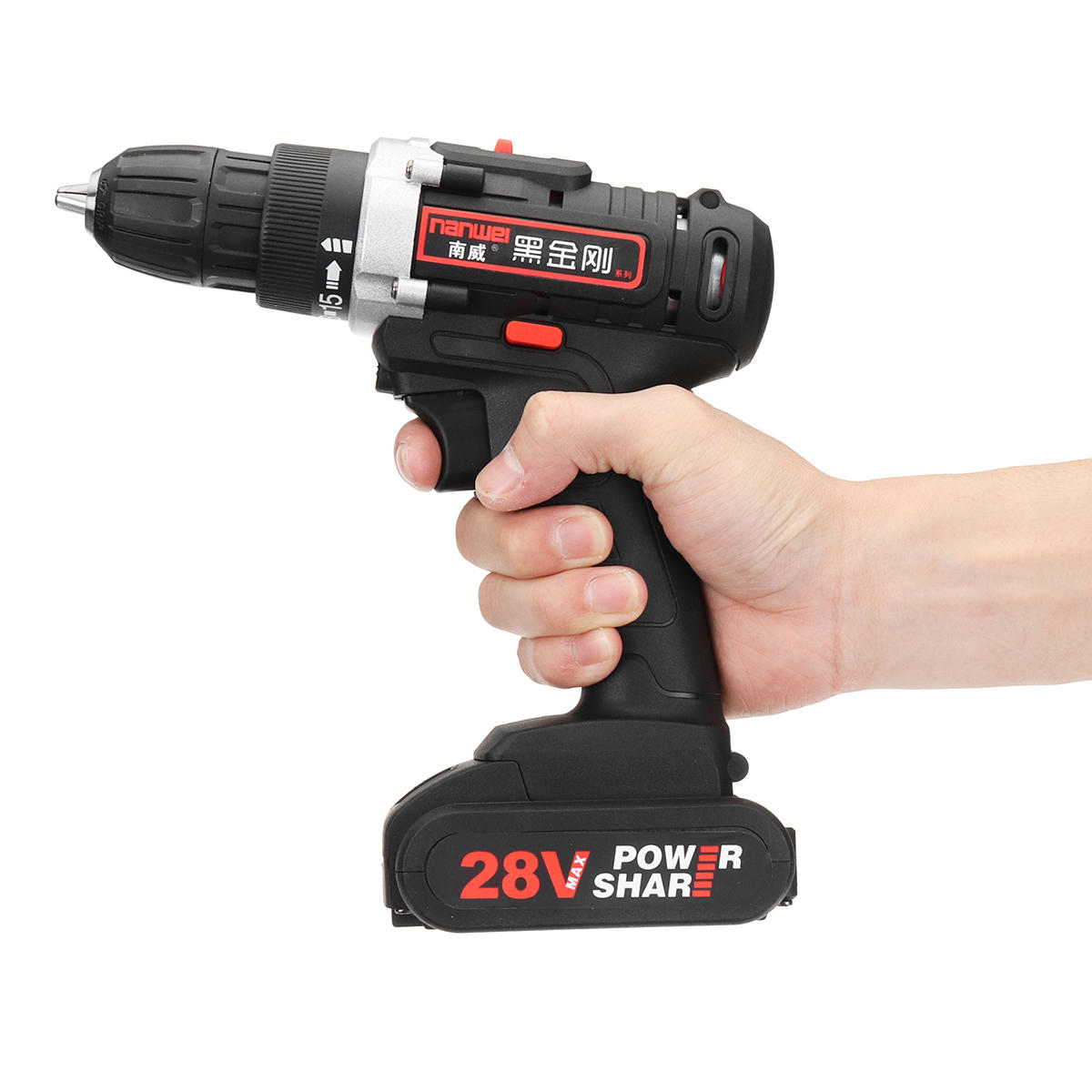 28V Cordless Power Drills Double Speed Electric Drill