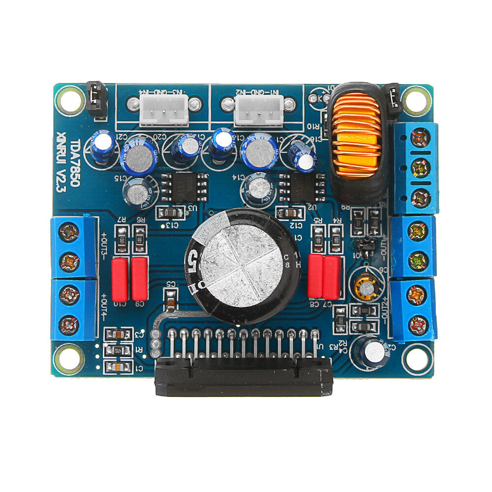 DC 12V A Type 4*50W TDA7850 Car Audio Power Module MOSFET Hi-Fi Amplifier Board
