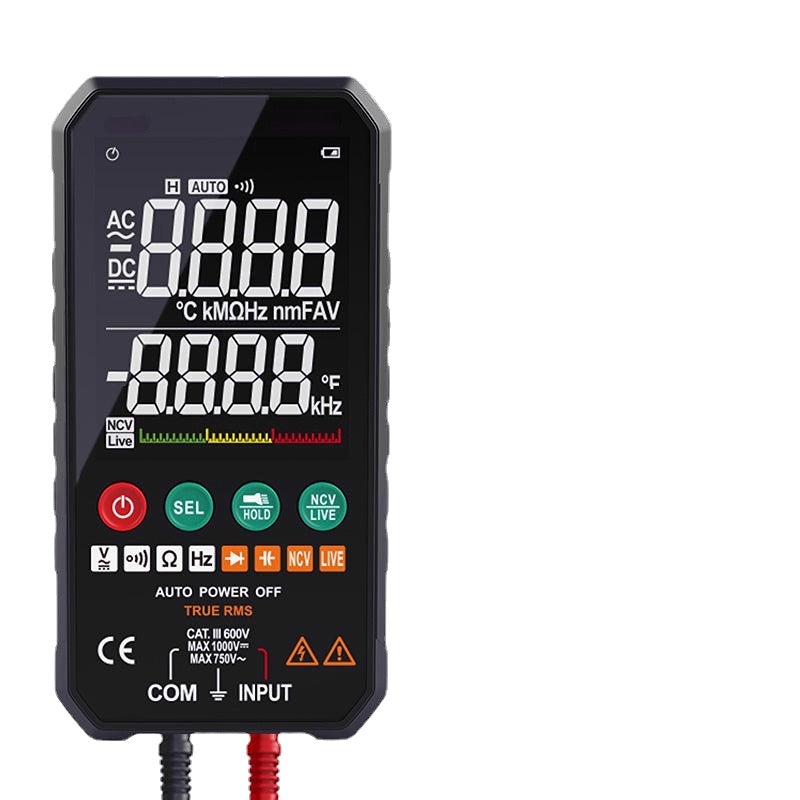 107C Digital Multimeter Smart AC DC Voltmeter Auto Range