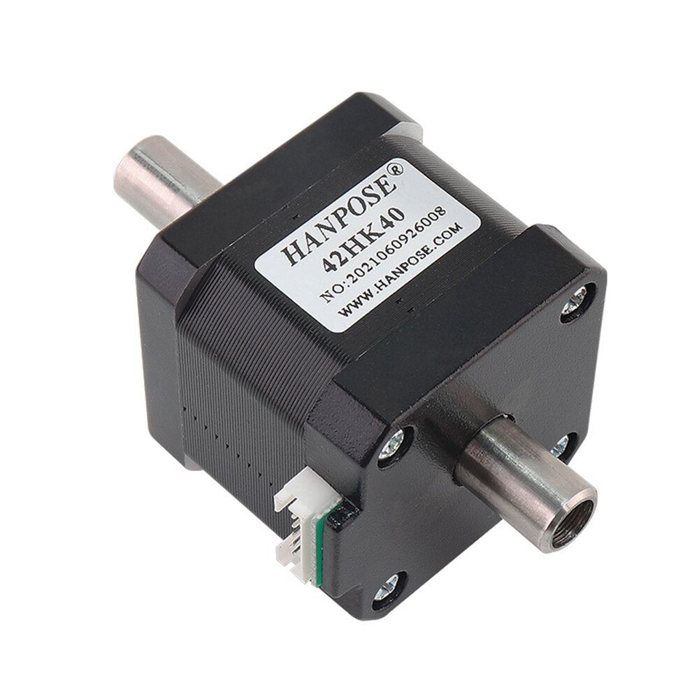 Double Shaft 42 Motor 4-lead 42HK34 42HK40 42HK48 42HK60 Hollow Biaxial Motor for CNC Router Engraving Milling Machine