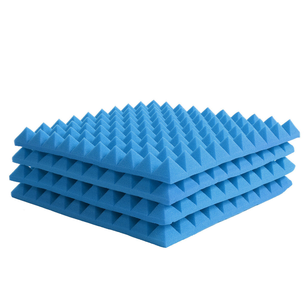 4Pcs 50x50x5cm Soundproofing Foam Acoustic Wall Panels Studio Soundproof Foam