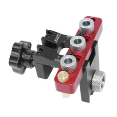 Adjustable 8/15mm Metal Bushings for Accurate Drilling Alignment - 6061 Aluminum, Includes Doweling Jig Set