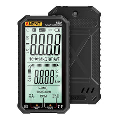 4.7 inch Large LCD Screen Automatic + Manual Intelligent True RMS Digital Multimeter Resistance Diode Capacitance Temperature Frequency Test