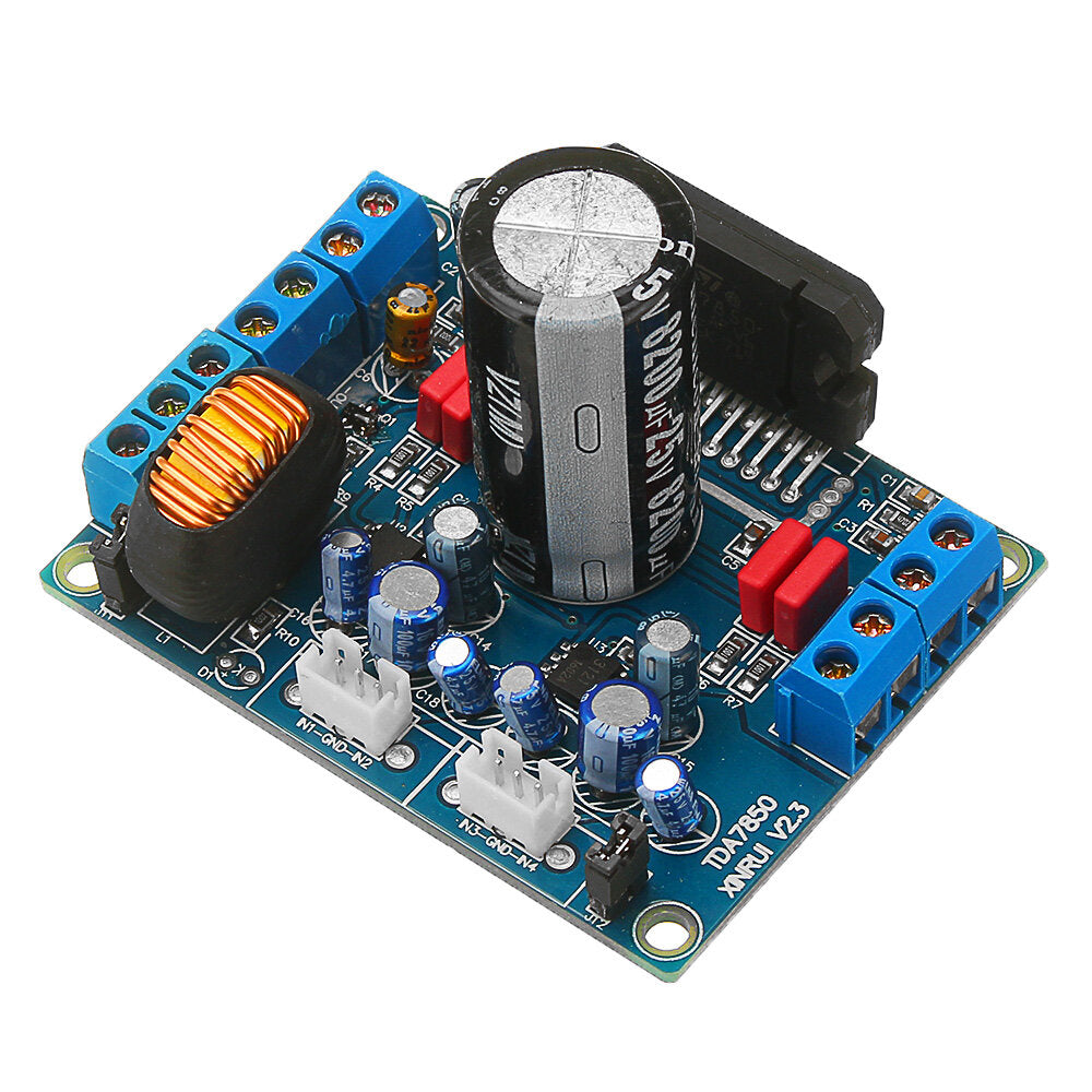 DC 12V A Type 4*50W TDA7850 Car Audio Power Module MOSFET Hi-Fi Amplifier Board