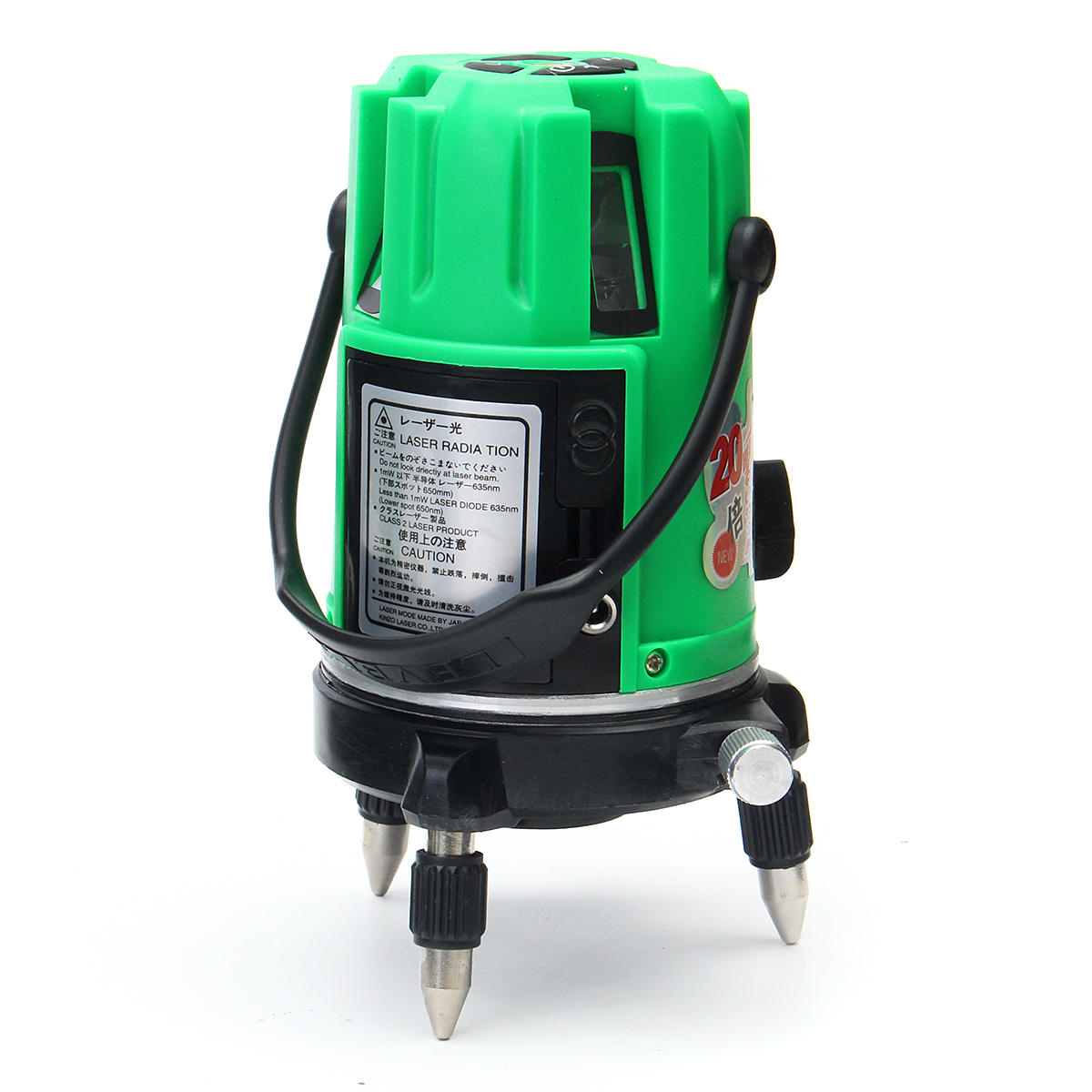 Green 3 Line 4 Points Laser Level 360 Rotary Laser Line Self Leveling with Tripod