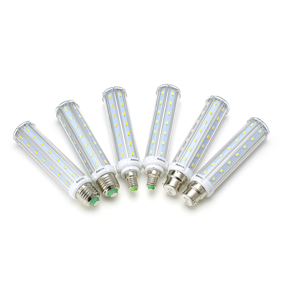 E27 E14 B22 15W 5730 Super Bright No Strobe LED Corn T10 Tubular Bulb Replacement AC85-265V