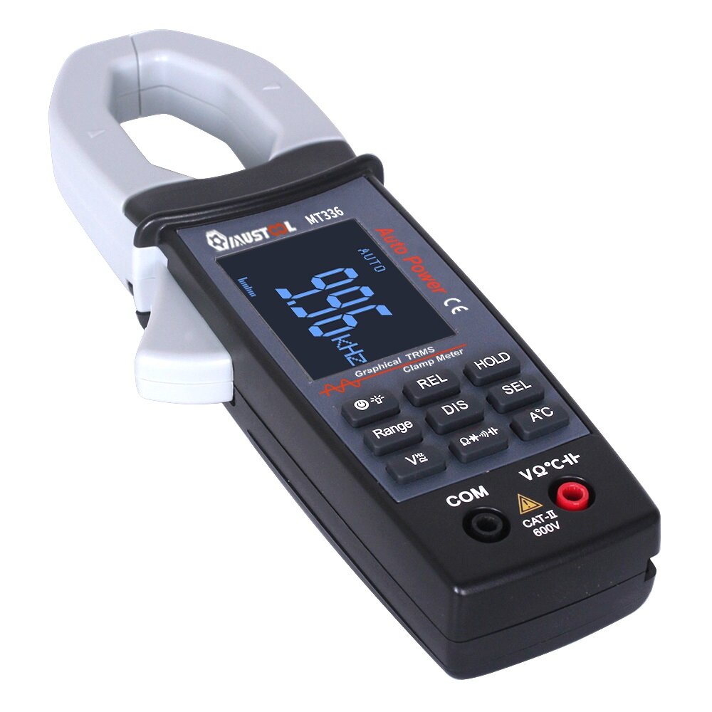 600V True RMS Digital Clamp Meter with AC V/A Waveform Display Multimeter Oscilloscope