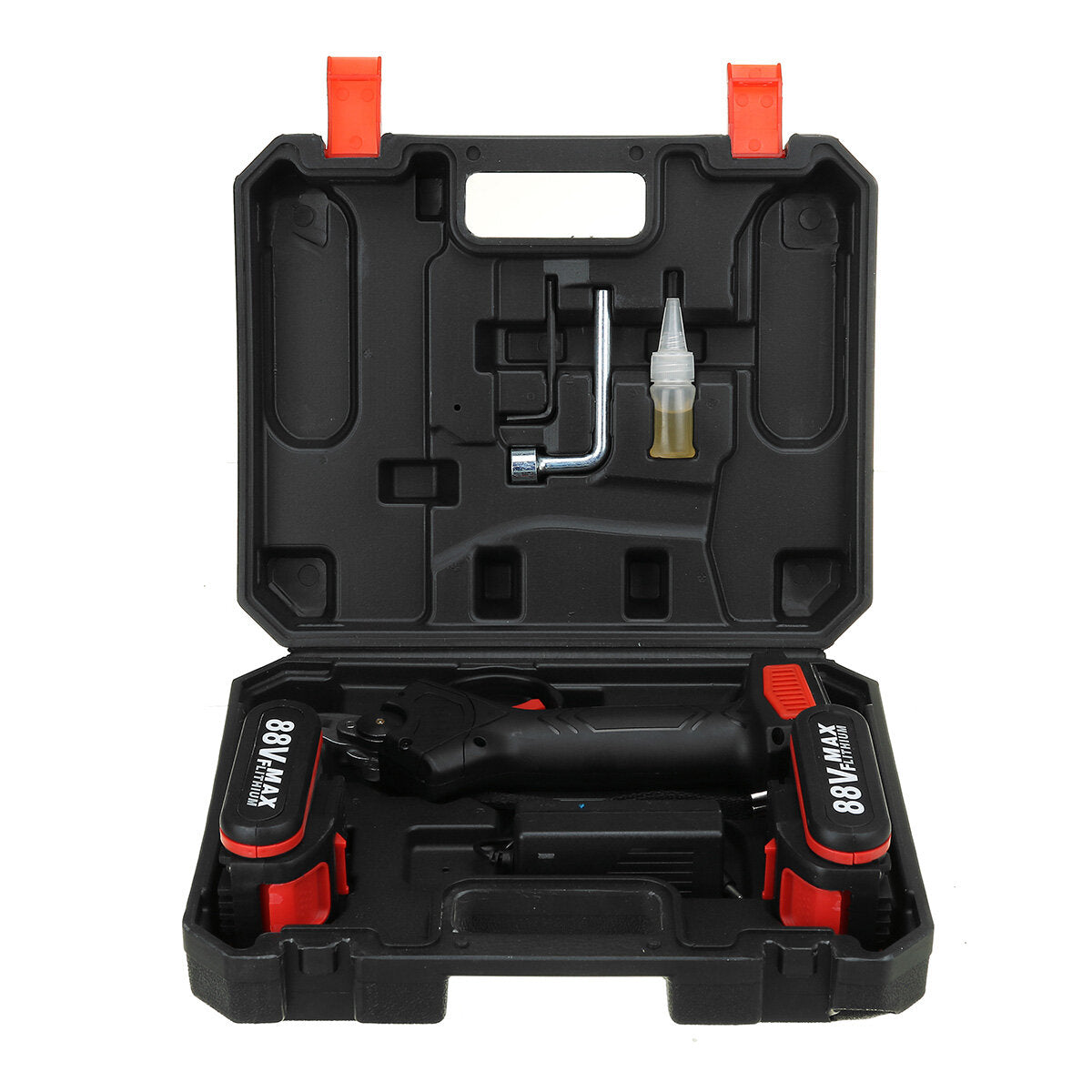 88VF Cordless Electric Pruning Shears Secateur Branch Cutter Scissor Plastic Tool Box