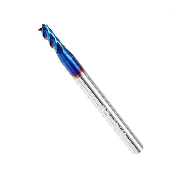 4 Flutes Ball Nose Milling Cutter Tungsten Carbide NACO Coated 2R0.2-8R2.0 HRC65 End Mill End Mill