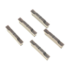 10Pcs Carbide Insert Plate Lathe Grooving Blade CNC Oblique Flat Head Precision Cutting And Grooving Blade