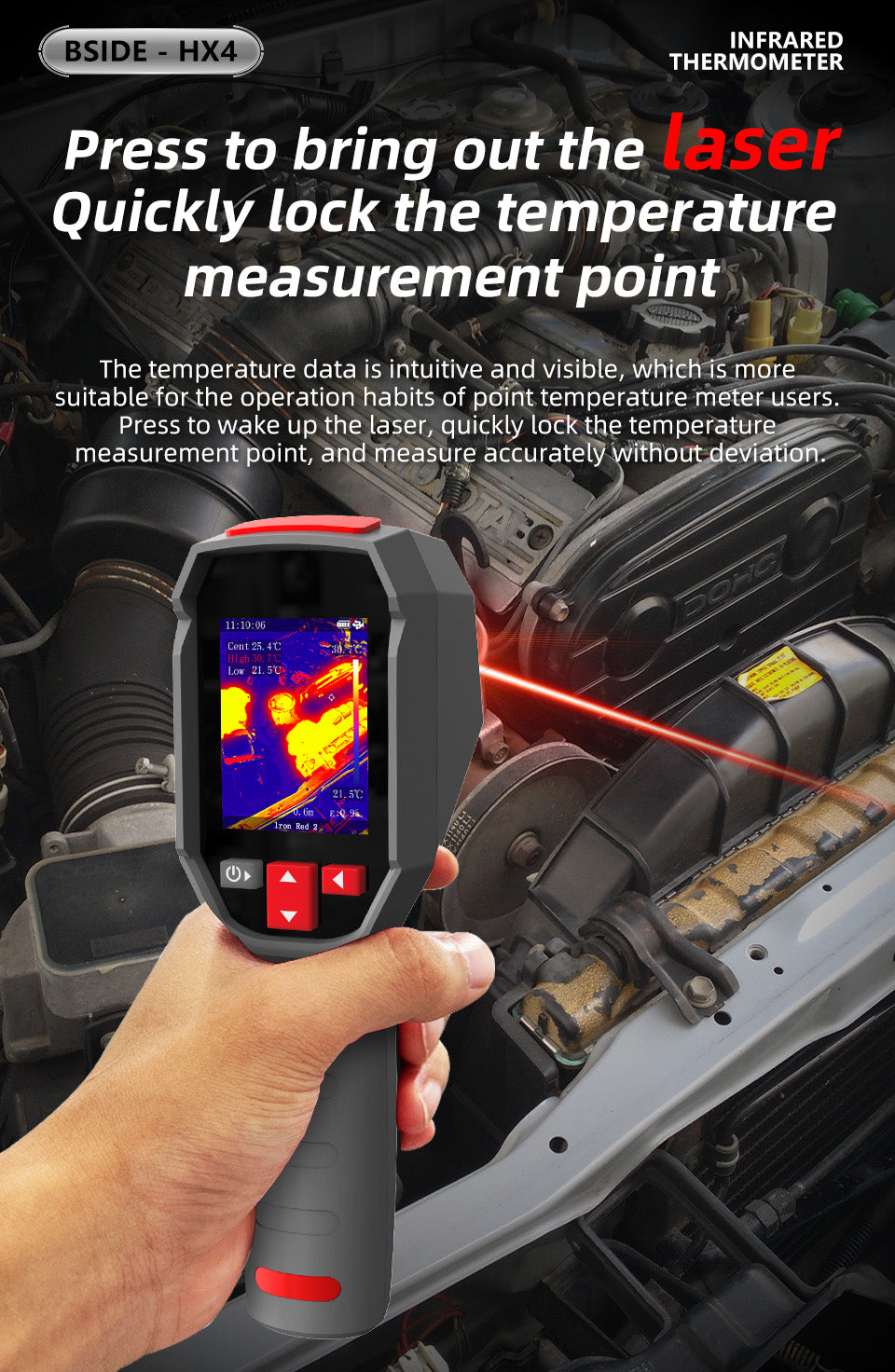 GreenZech Industrial 320-H | 240x320 HD Thermal Imaging Camera | 25Hz Professional Handheld Infrared Imager