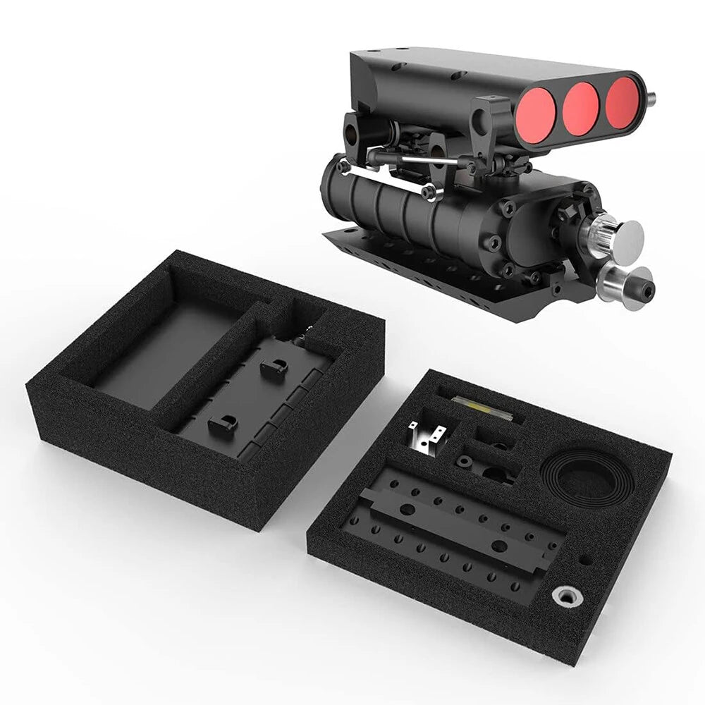 Supercharger DIY Assembly Kit for TOYAN HOWIN FS-V800 V8 Engine Model Physics Experiment Science Education Toys