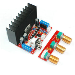 Audio Amplifier Board Subwoofer Mega Bass 2.1 Power Amplifier Board DIY Kit Single Power Supply