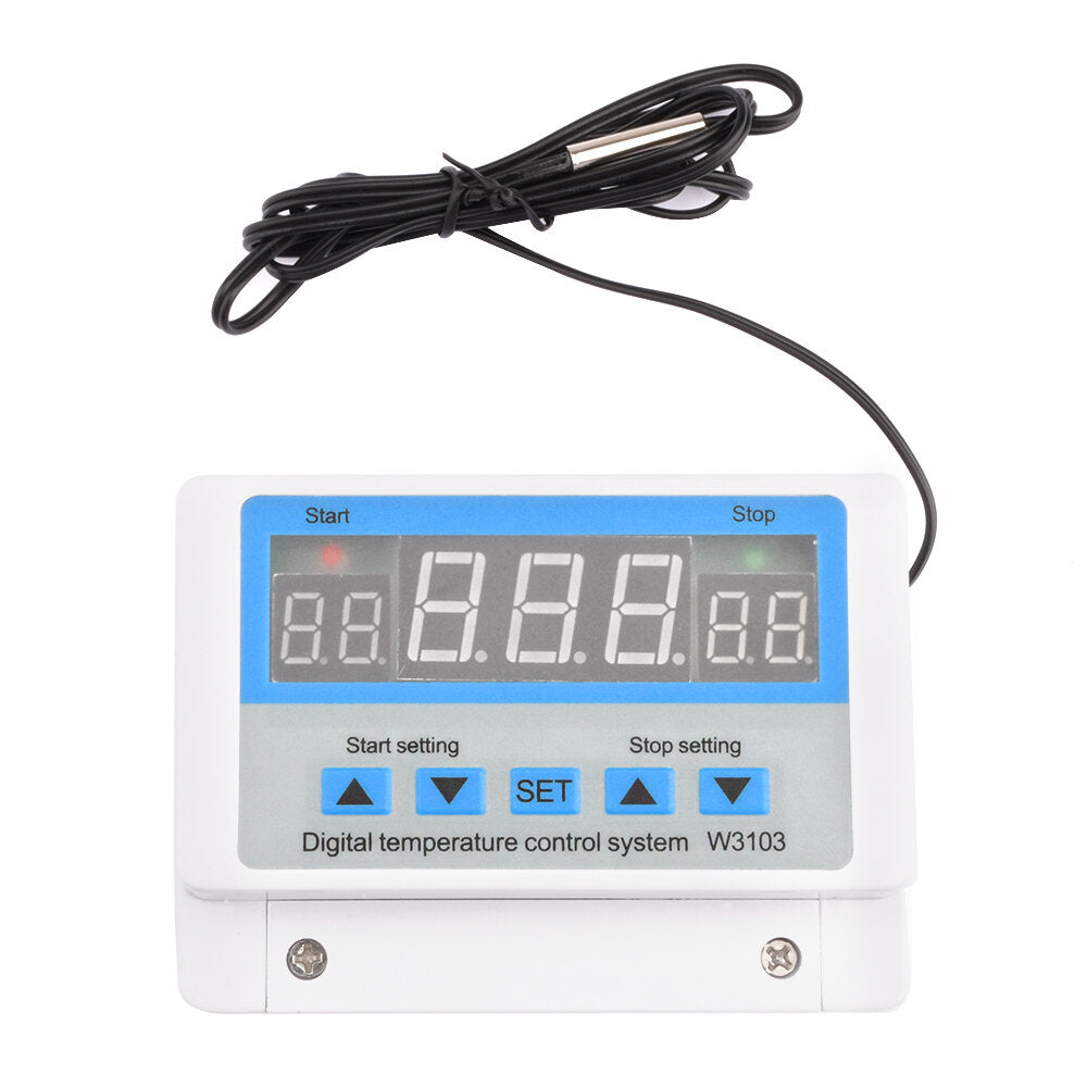 Digital Thermostat High Power 30A Automatic Adjustable Temperature Controller Switch 12V24V220V