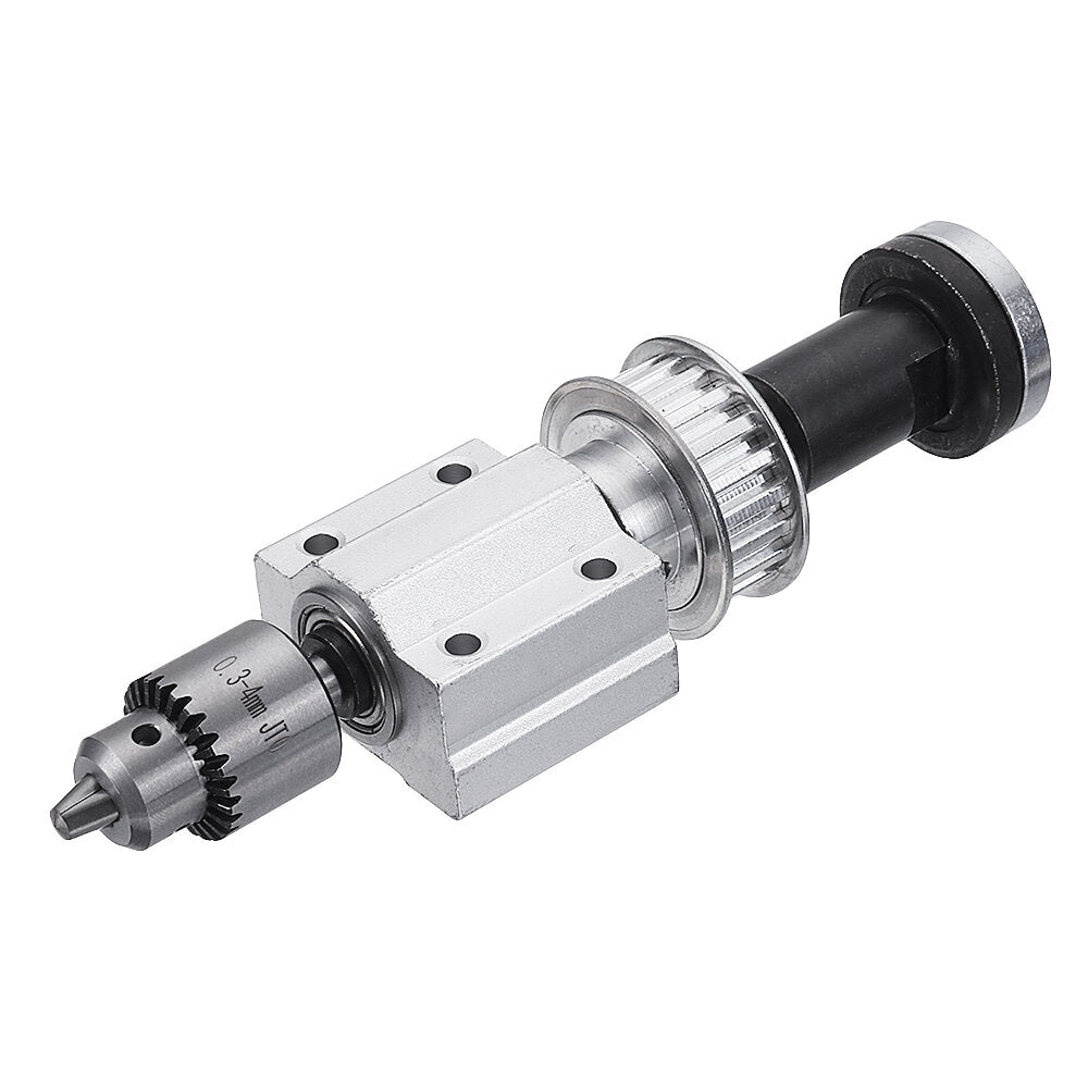 No Power Spindle Assembly Small Lathe Accessories Trimming Belt JTO/B10/B12/B16 Drill Chuck Set