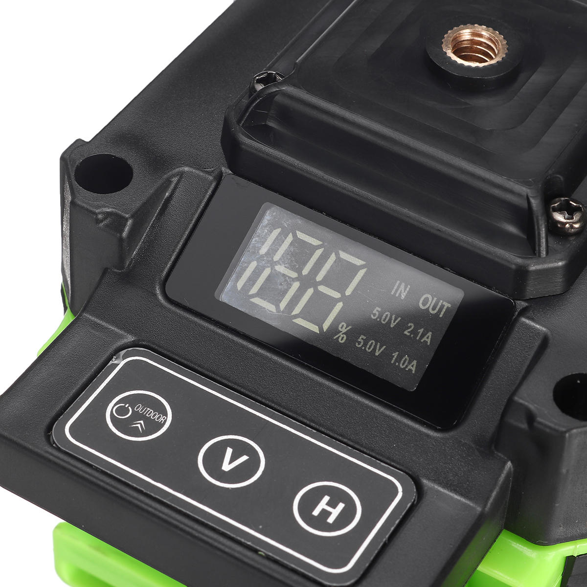 LED Display LD Green Light Laser Level 3D 360 12 Line Cross Self Leveling Measure Tool