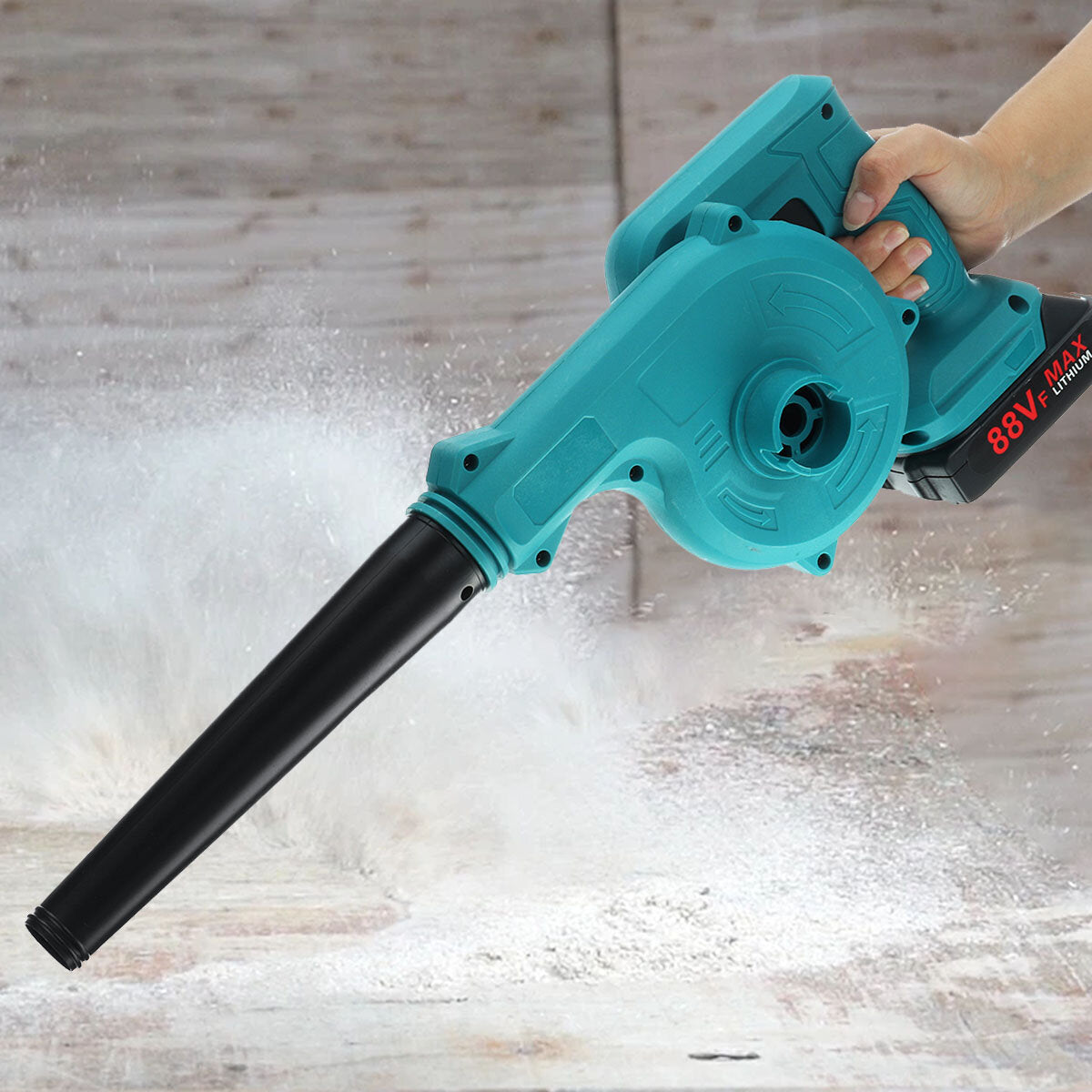 2 IN 1 Cordless Electric Air Blower & Suction Handheld Leaf Computer Dust Collector Cleaner Power Tool