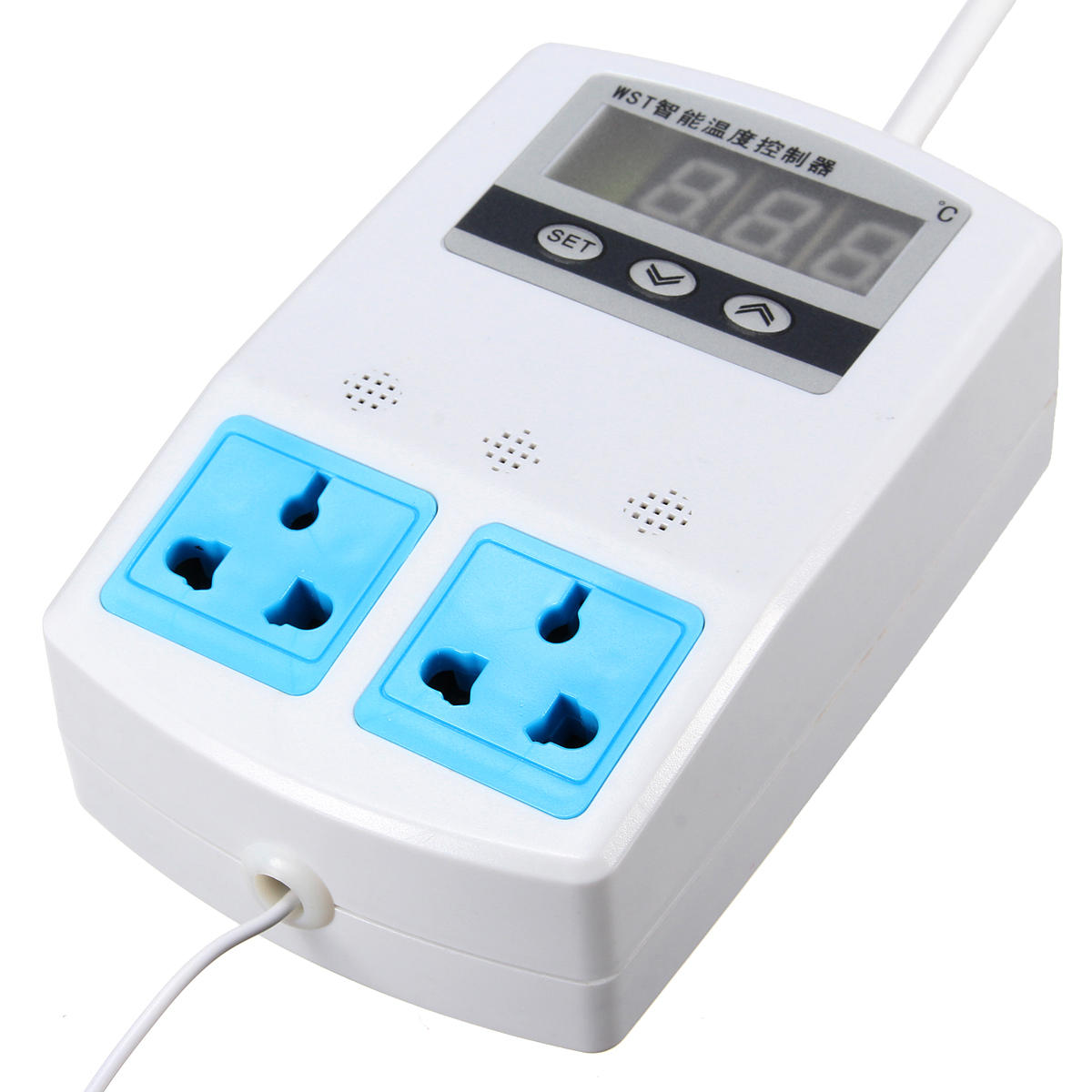 Reptile Aquarium Tank Temperature Controller Upper Lower Thermostat Socket