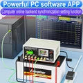 Electronic Load Tester 150/300/450/600W WiFi Tuya 0-200V 50A Battery Capacity Monitor Programmable Discharge Tool IPS Display High Precision Bluetooth Connection