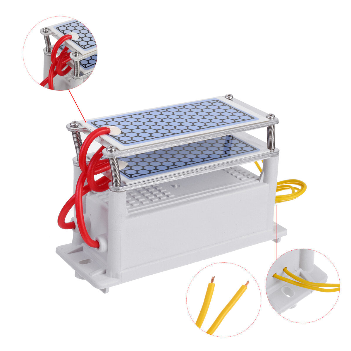 20g Home Ozone Air Purifier Deodorizer Ozone Ionizer Generator Sterilization Filter