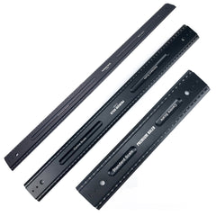 Aluminum Alloy Ruler with Position Limitator, Easy to Read, Durable, 300mm/600mm/900mm, Ideal for Professionals