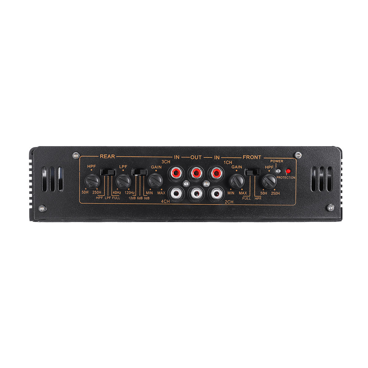 6800W 4 Channel DC 12V Car Audio Amplifier Aluminium Alloy Car Power Speaker