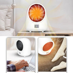 500W Portable Mini Ceramic Space Heater Fan