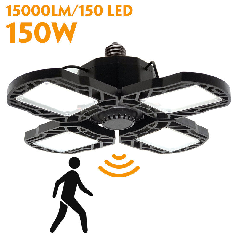 60/80/100/120/150W Deformable LED Garage Light Deformable Basement Light