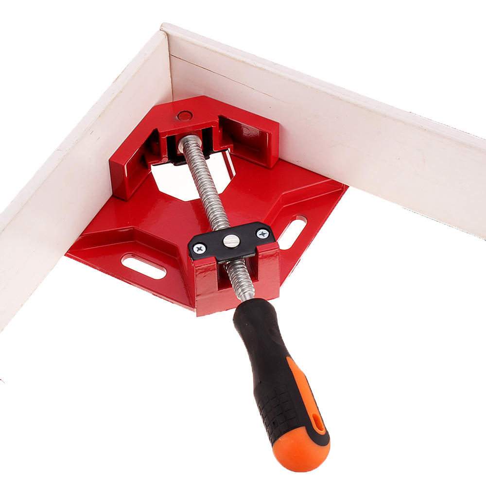 90 Degree Corner Right Angle Clamp Vice Grip Woodworking Quick Fixture Aluminum Alloy Tool Clamps Single Handle