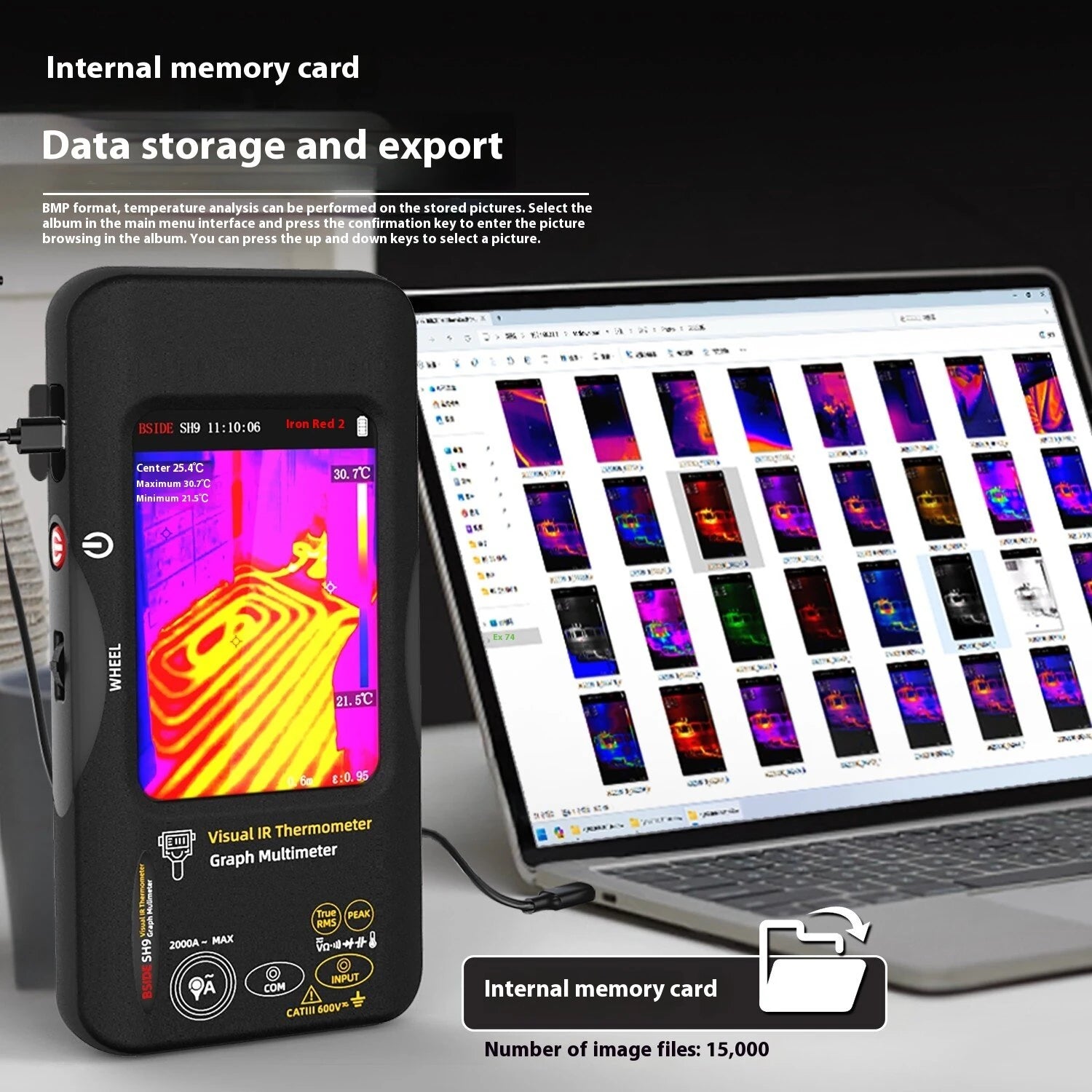 GreenZech Fusion-320 Series | 320x428 HD Thermal Imaging Multimeter | Professional 10A & 2000A Diagnostic Station