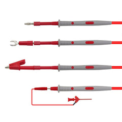 Multi-meter Test Probe Test Leads Kit with Tweezers To Banana Plug Cable Replaceable Needles Digital Multimeter Feeler