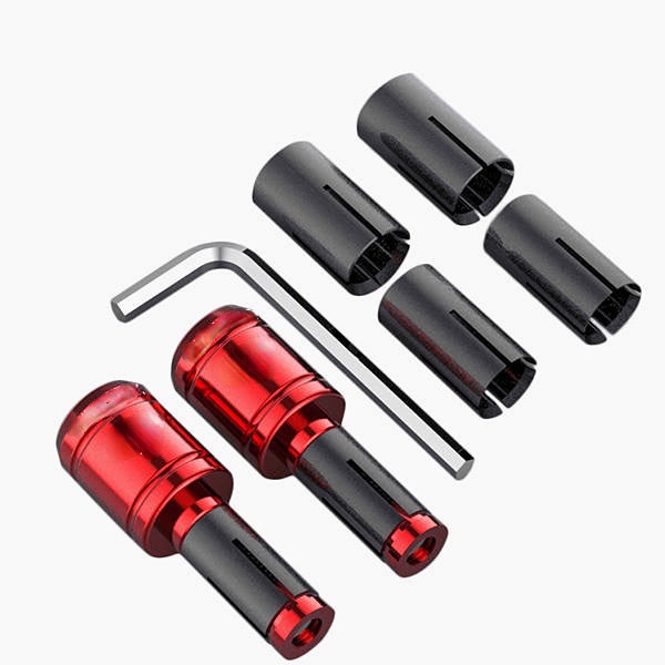 Pair Vintage Motorcycle Handle Handlebars Grips Levers Two-way Bars Electric Scooter 13mm-20mm