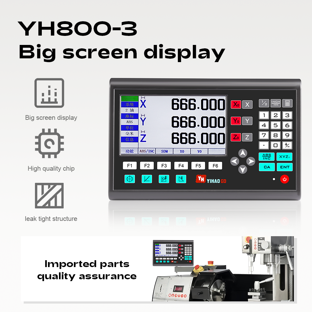 Optical Linear Scale Set High Precision 3 Axis Durable Imported Parts Suitable for Different Measurement with Optional Length Professional Digital Display+ Scale