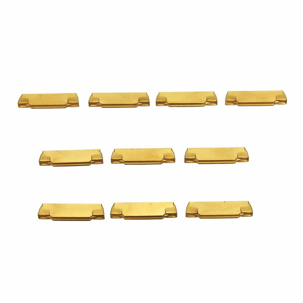 10pcs 2mm Carbide Inserts for MGEHR/MGIVR Grooving Cut Off Tool Turning Tool