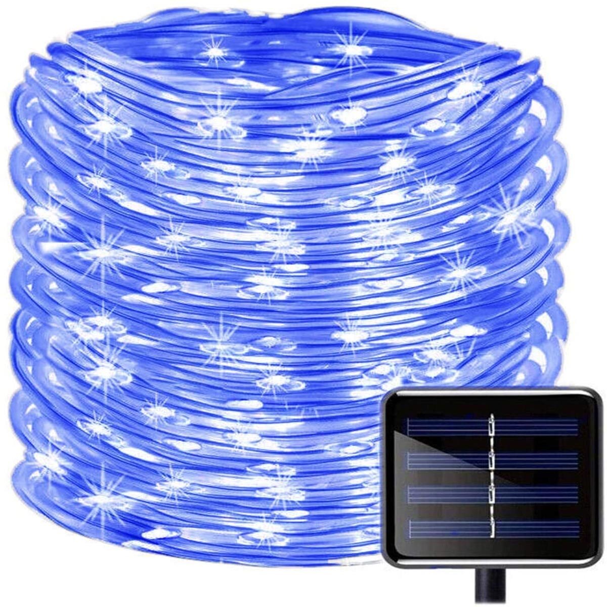 12m 50LED 8 Modes Solar String Lights Fairy Strip Yard Party Wedding Decor Colorful Waterproof