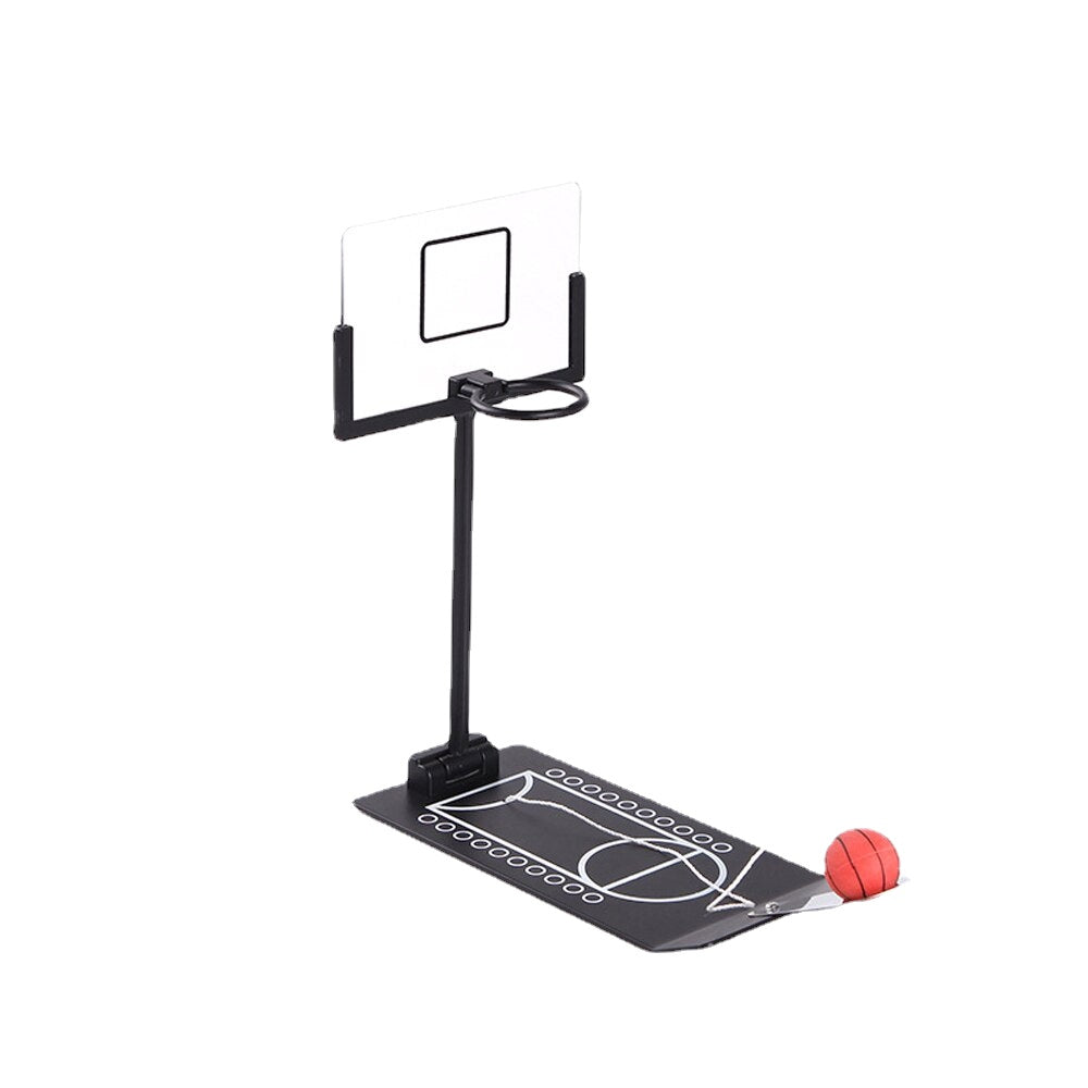 Stress Relief Toy Foldable Mini Basketball Game Office Desktop Table Basketball Birthday Gift for NBA CBA Lovers Training Toys